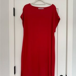 Simons Red Midi Dress